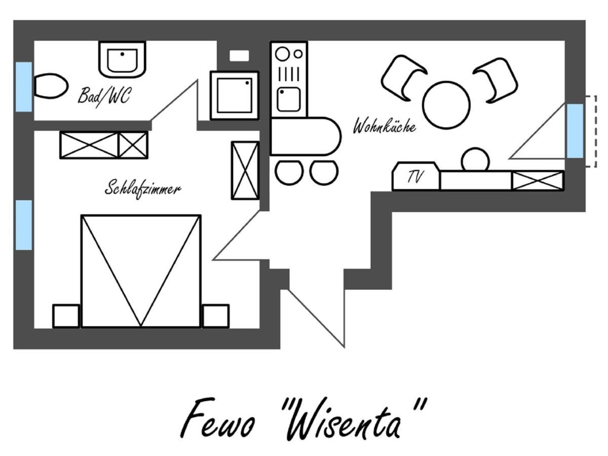 Apartmán Feriengut Dietzsch Poritzsch Pokoj fotografie