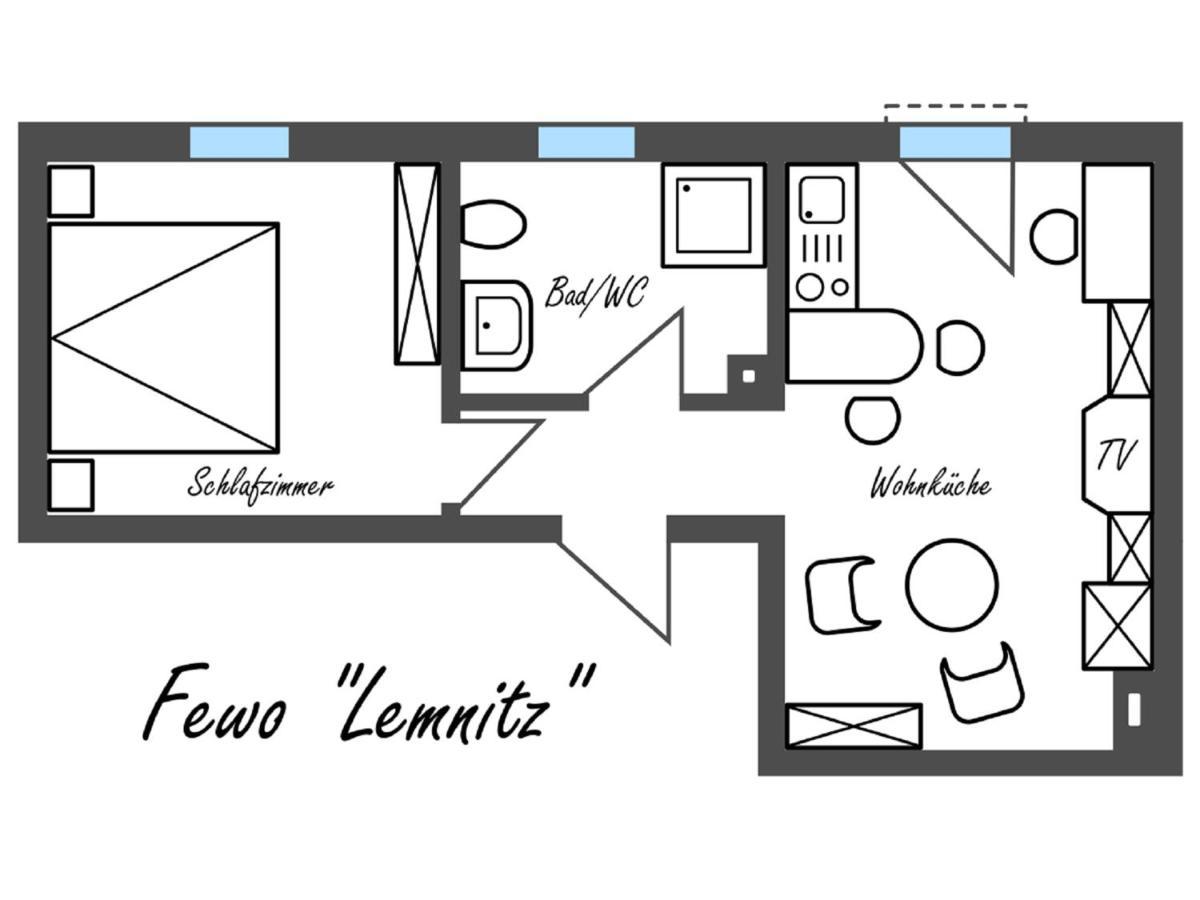 Apartmán Feriengut Dietzsch Poritzsch Pokoj fotografie